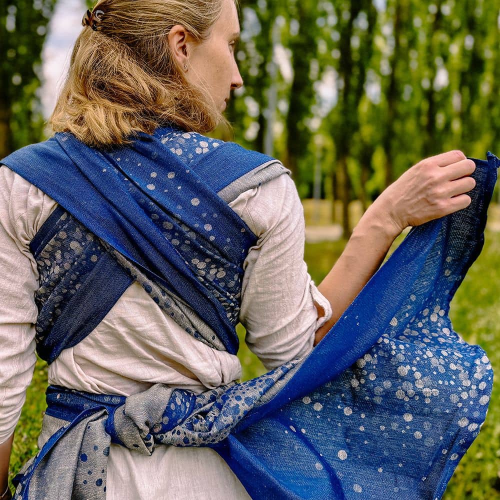 Baby Wrap Sling Sparkle gold Linen Baby Wrap Sling Sparkle gold Linen