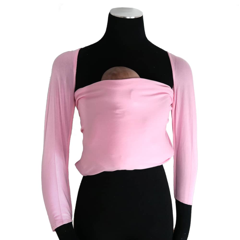 Bonding Top with Sleeves Rose Bonding Top with Sleeves Rose