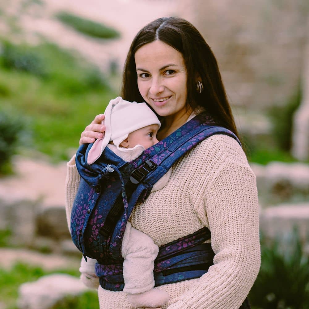 DidyFlow Babytrage Mosaik Sparks in the Dark