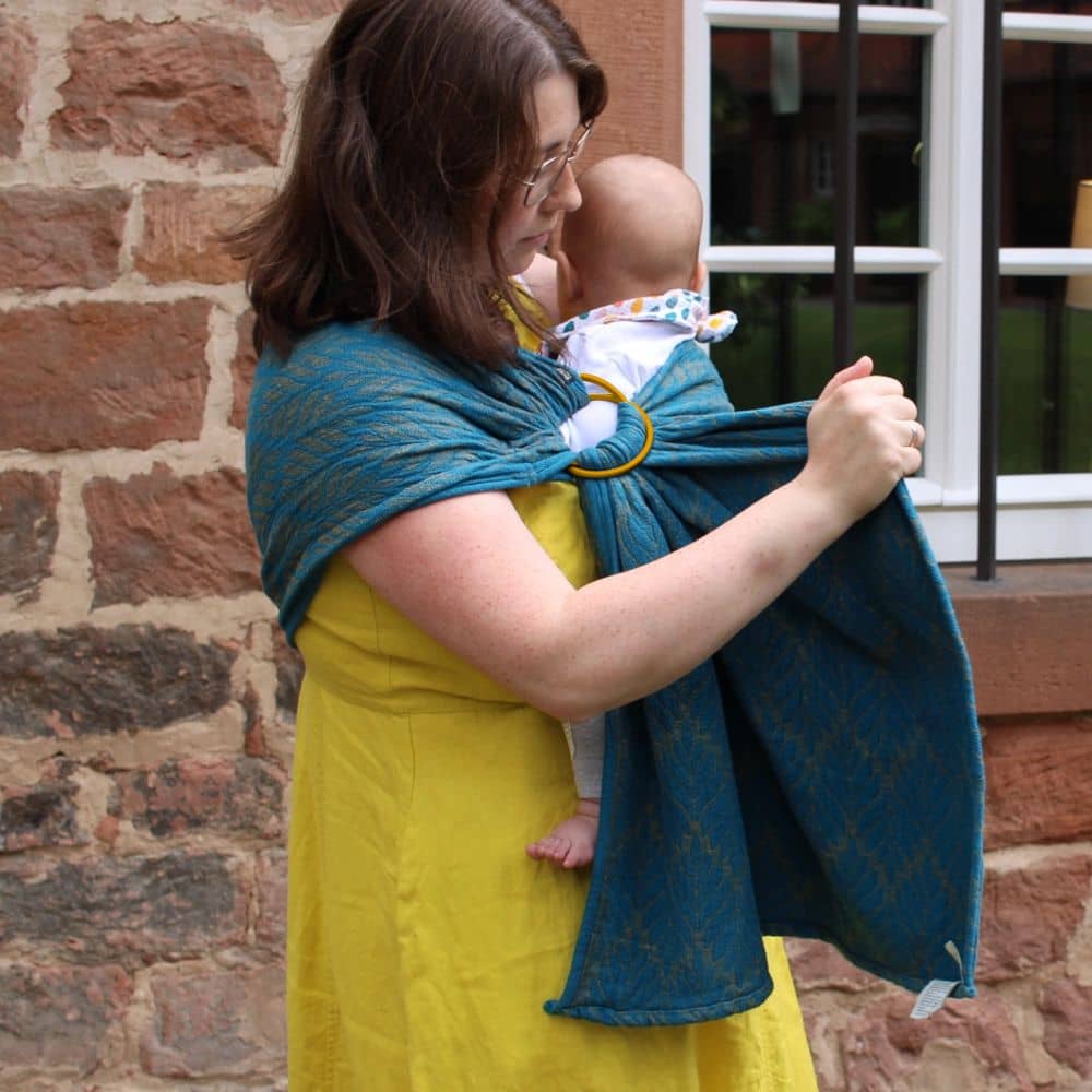 DidySling Trias Agave Linen