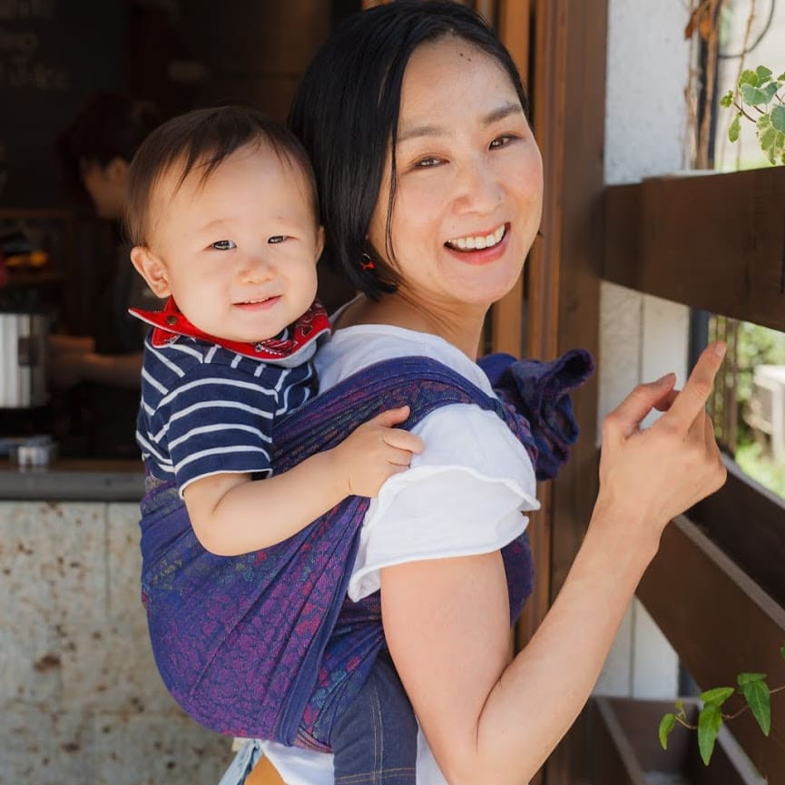 Babytragetuch Mosaik Sparks in the Dark