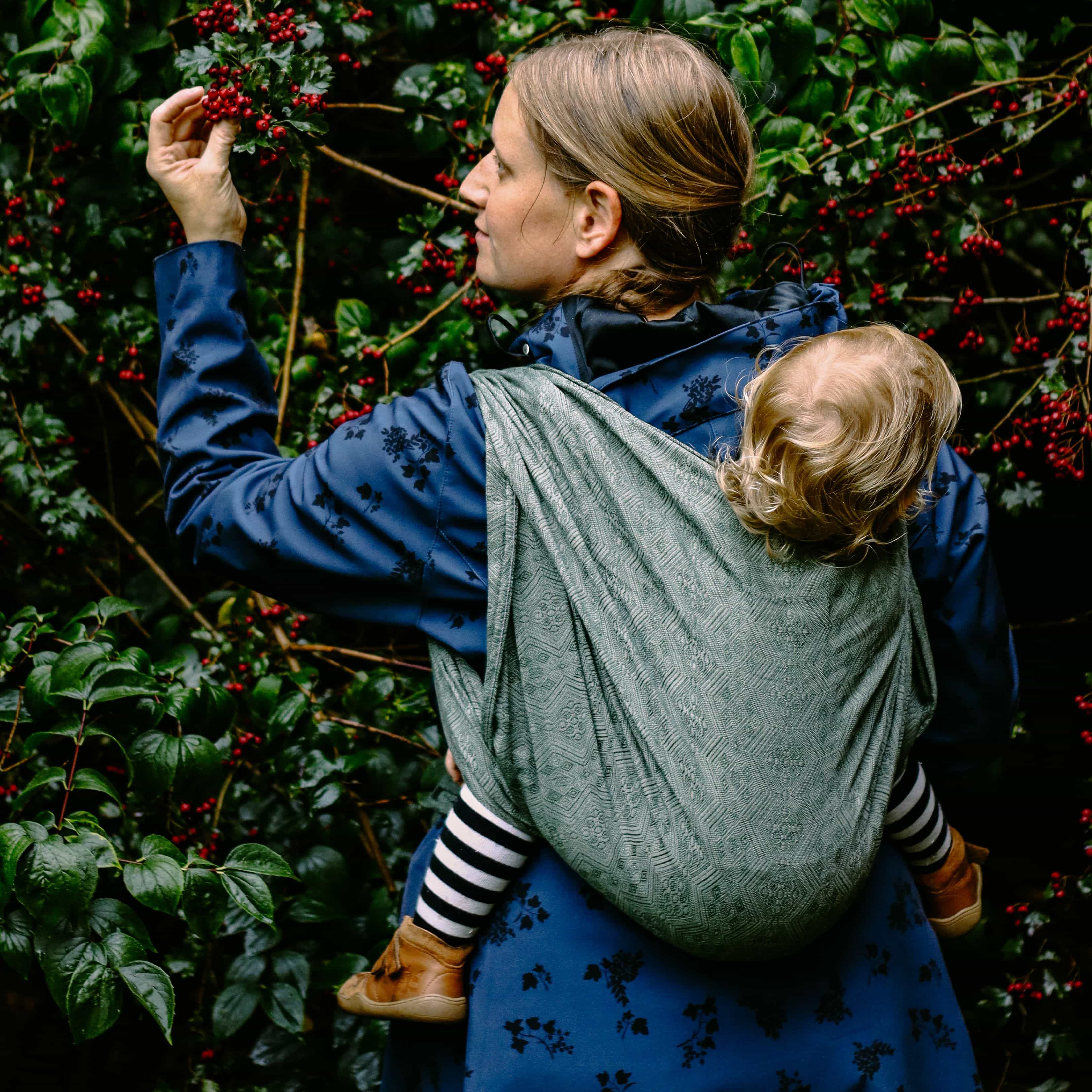 Babytragetuch 1975 Whispering Woods Leinen Babytragetuch 1975 Whispering Woods Leinen
