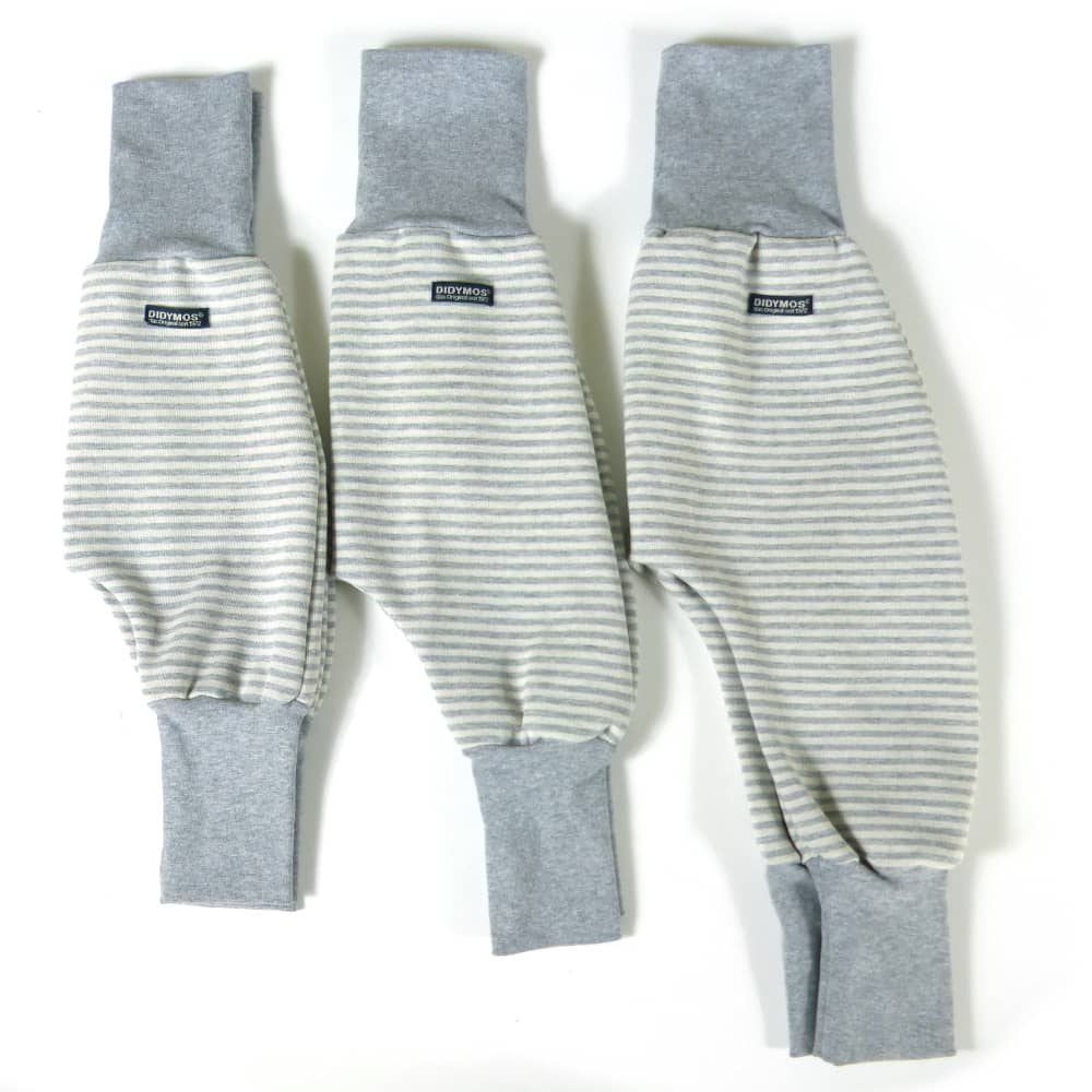 Grow With Me Trousers Jersey Stripes Silver Grow With Me Trousers Jersey Stripes Silver