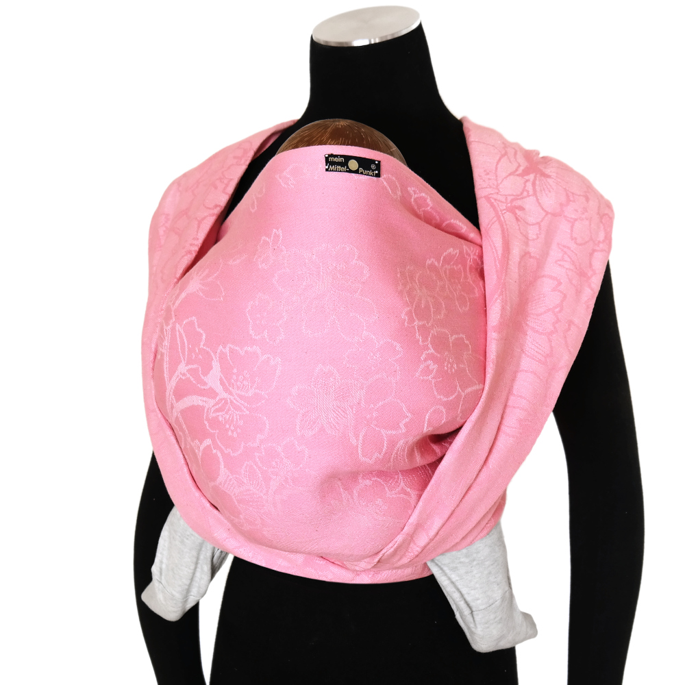 Baby Wrap Sling Cherry Blossom Seimei Hemp Baby Wrap Sling Cherry Blossom Seimei Hemp
