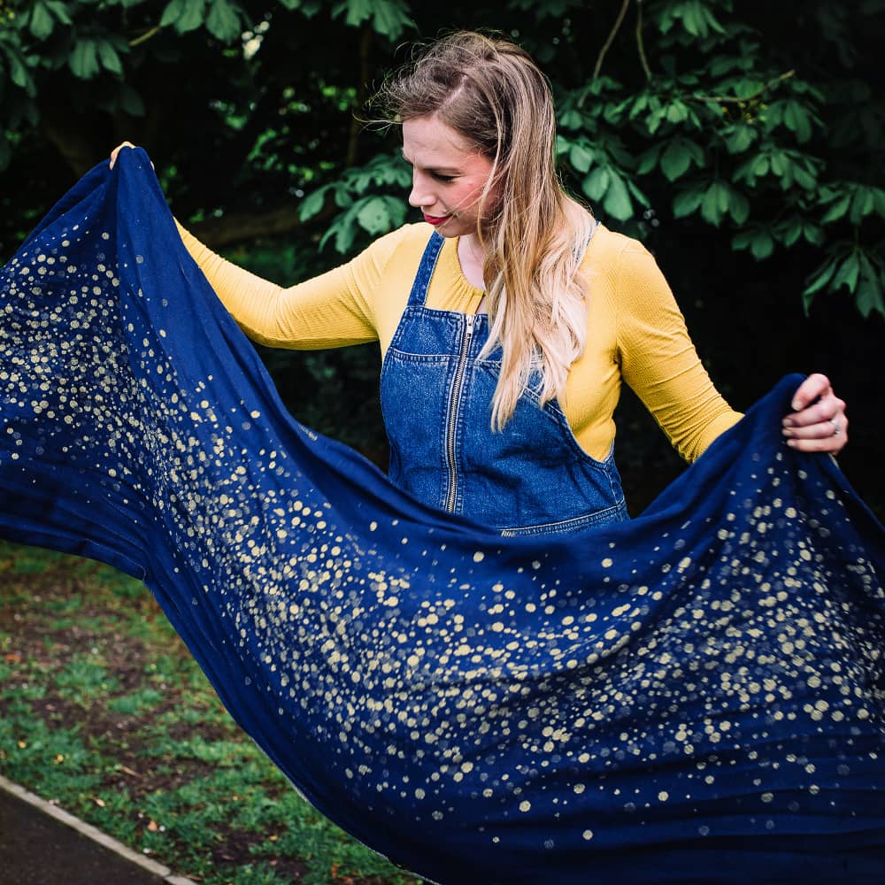 Baby Wrap Sling Sparkle gold Linen Baby Wrap Sling Sparkle gold Linen