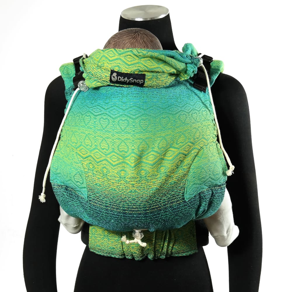 DidySnap 4u Hearts Malachite - Baby Carriers | DIDYMOS Baby Carriers