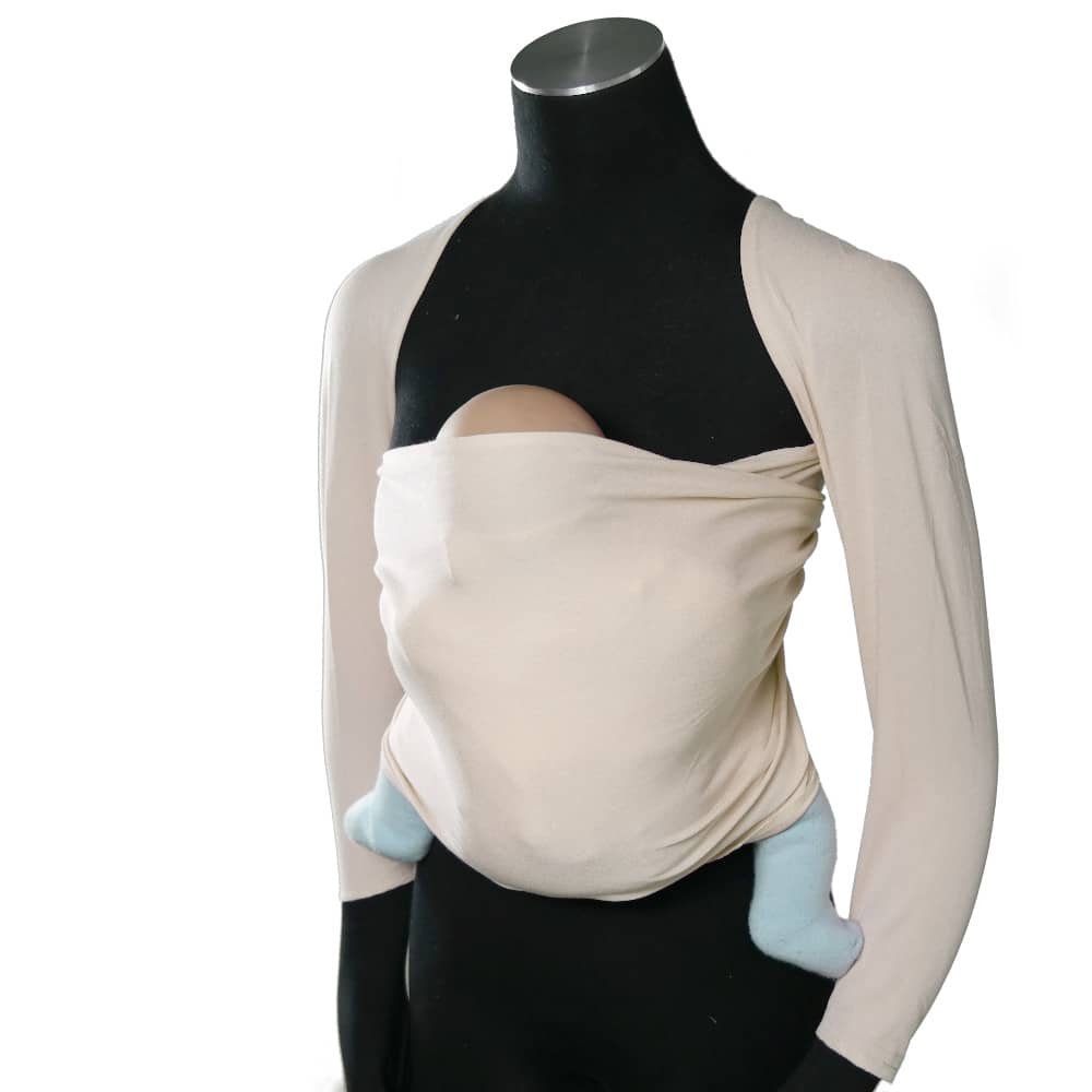 Bonding Top with Sleeves Off White