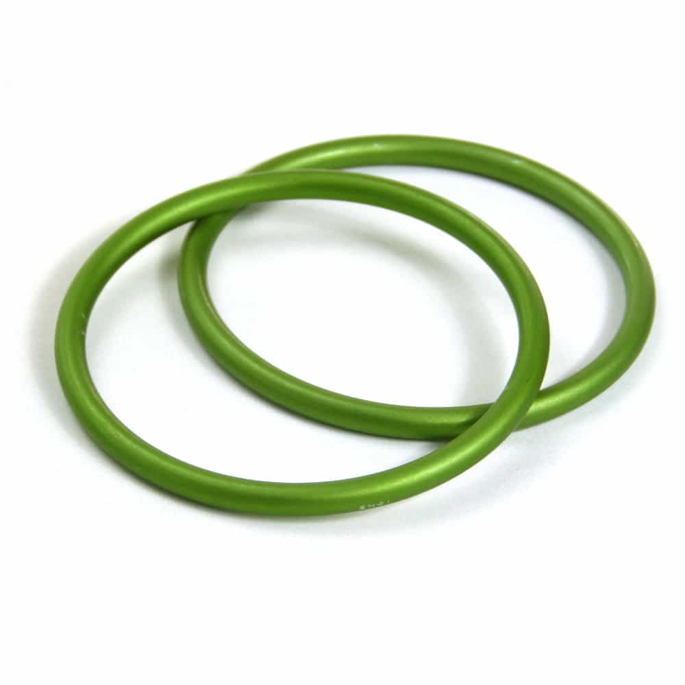 Slingringe Paar Grasgrün Slingringe Paar Grasgrün