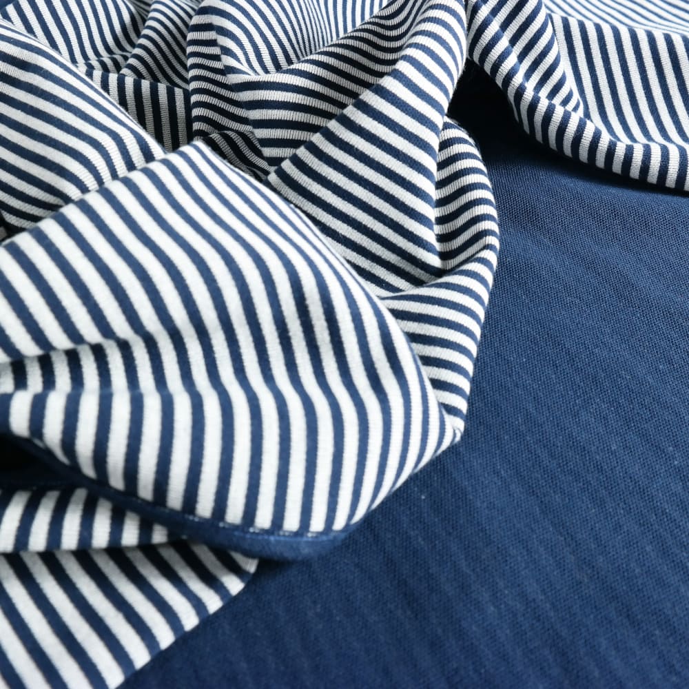 Baby Wrap Sling Jersey Doubleface Stripes Navy Blue Baby Wrap Sling Jersey Doubleface Stripes Navy Blue