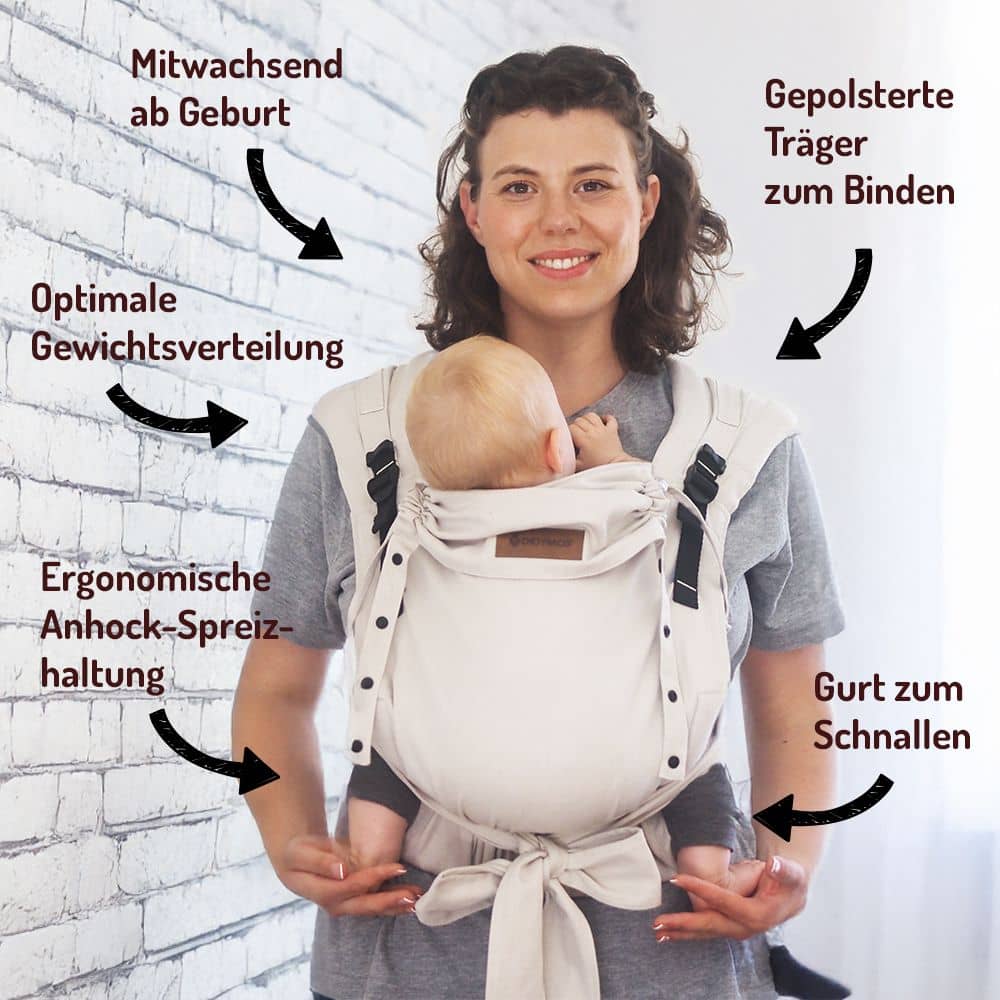 DidyFlow Babytrage Sand DidyFlow Babytrage Sand