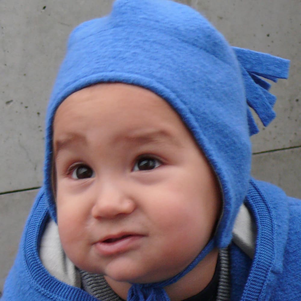 Boiled Wool Hat Blue Boiled Wool Hat Blue