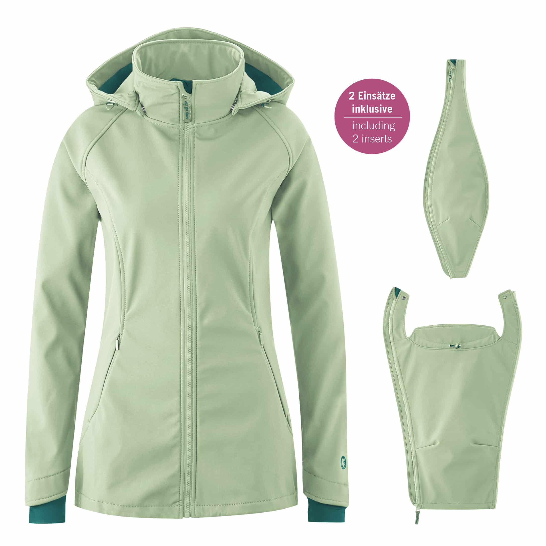 Softshell Tragejacke Mint Softshell Tragejacke Mint