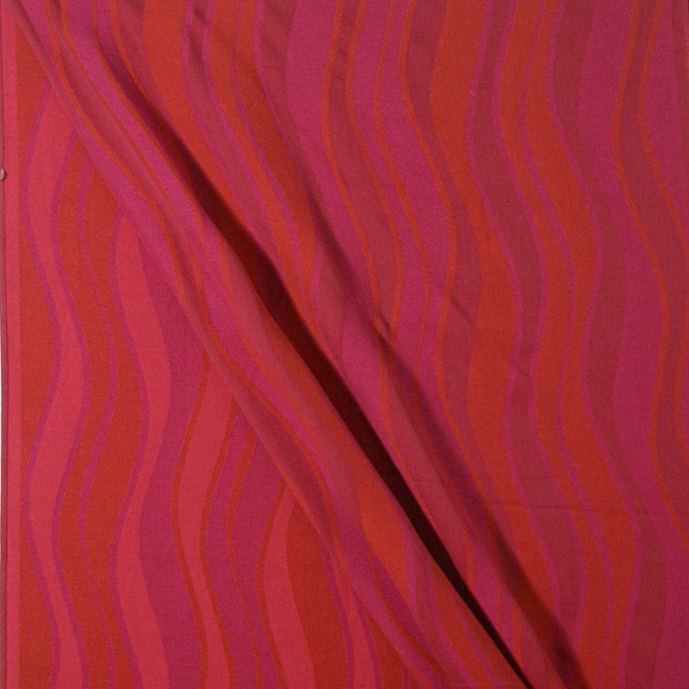 Baby Wrap Sling Waves garnet, second quality