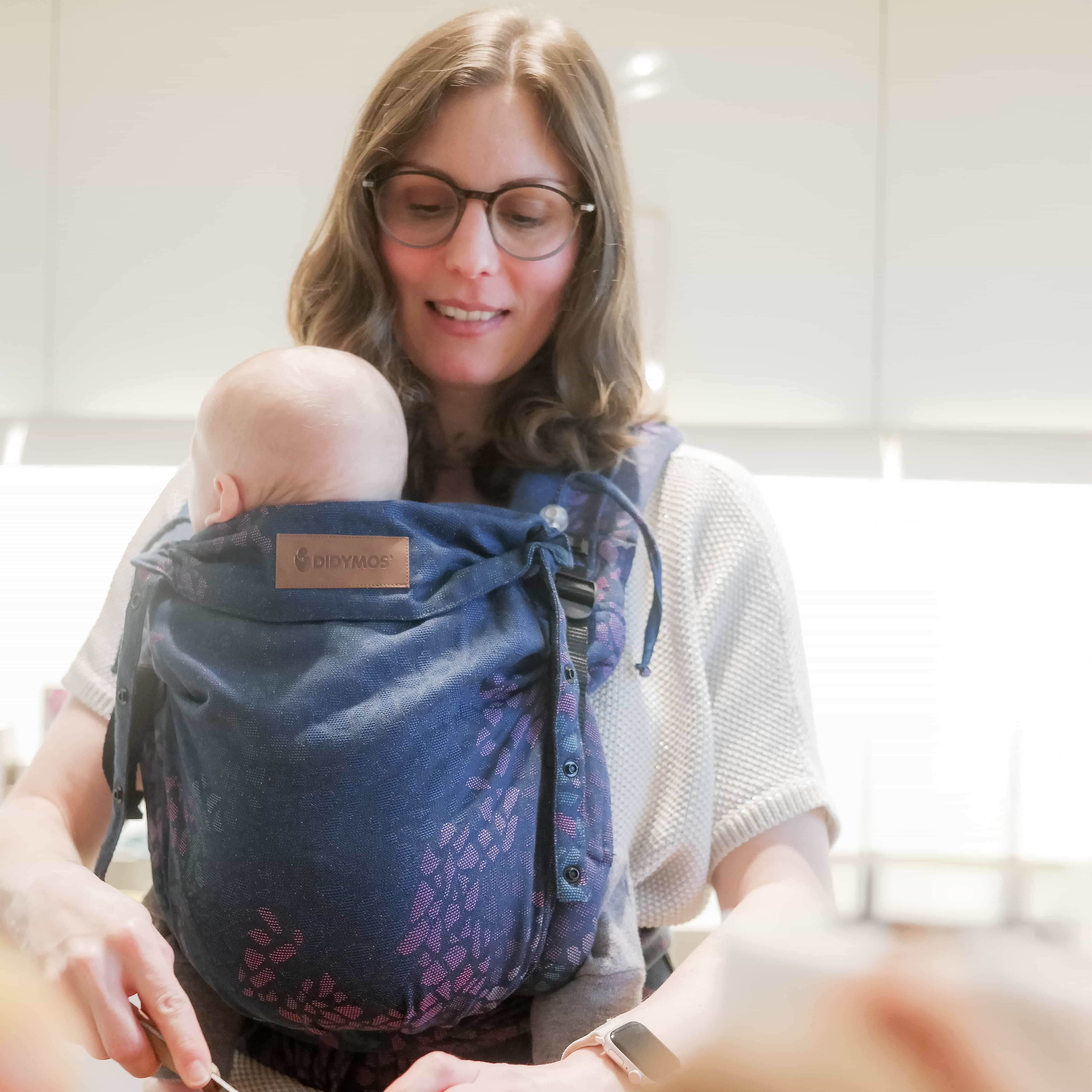 DidyFlow Babytrage Mosaik Sparks in the Dark