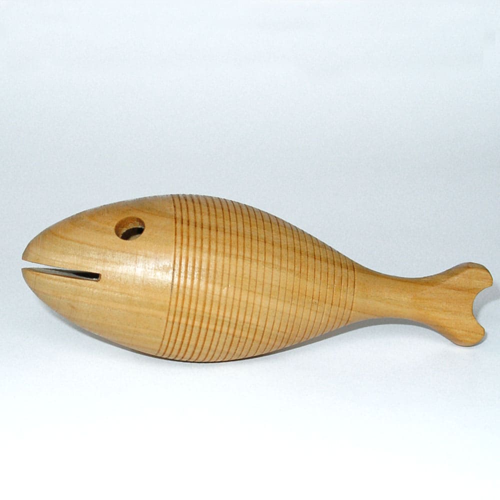 Wooden rattle, cherry wood Wooden rattle, cherry wood