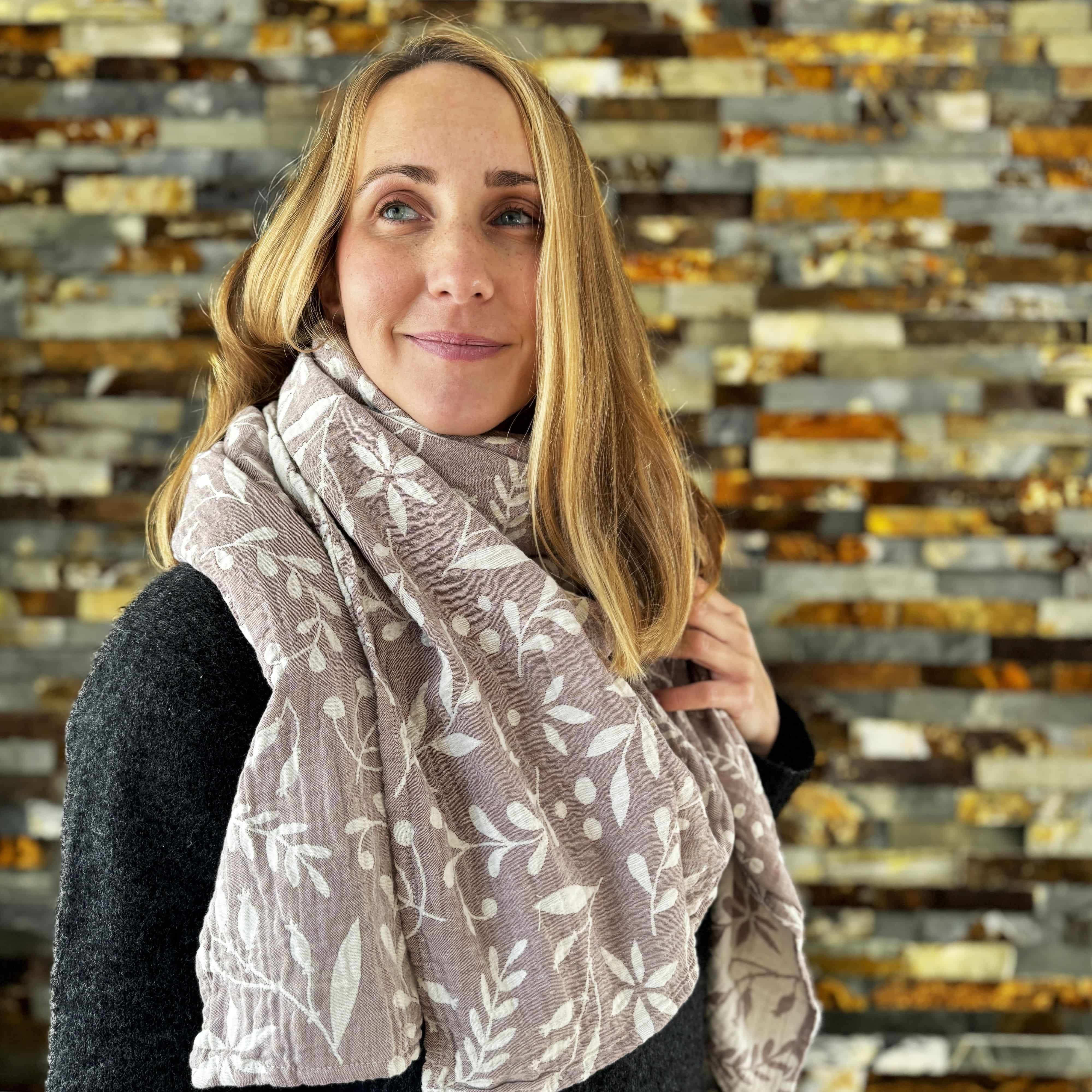 Musselin Flora Blush