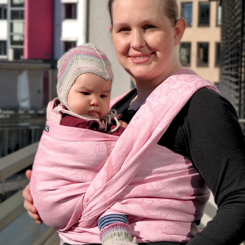 Baby Wrap Sling Cherry Blossom Seimei Hemp Baby Wrap Sling Cherry Blossom Seimei Hemp