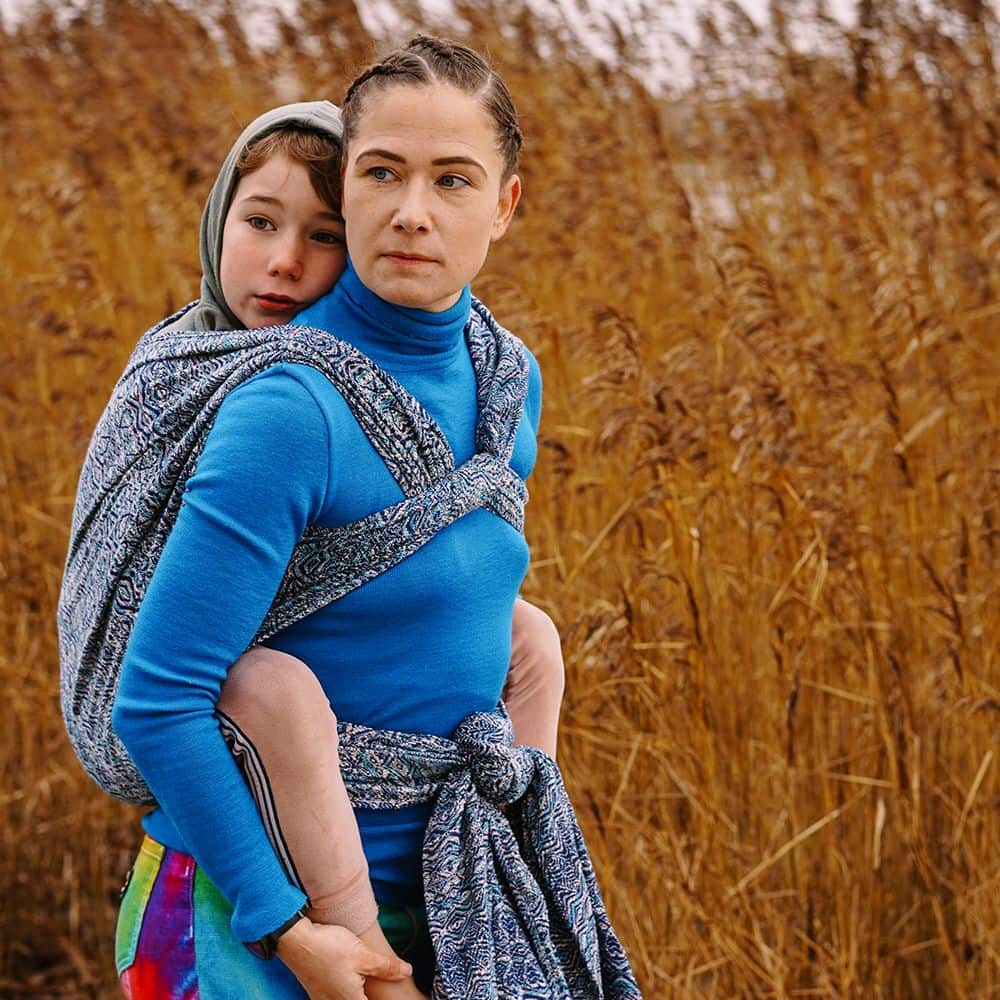 Baby Wrap Sling Hedwych Hearts Ocean Soul