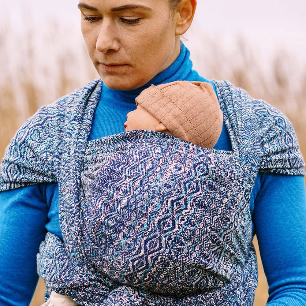 Baby Wrap Sling Hedwych Hearts Ocean Soul