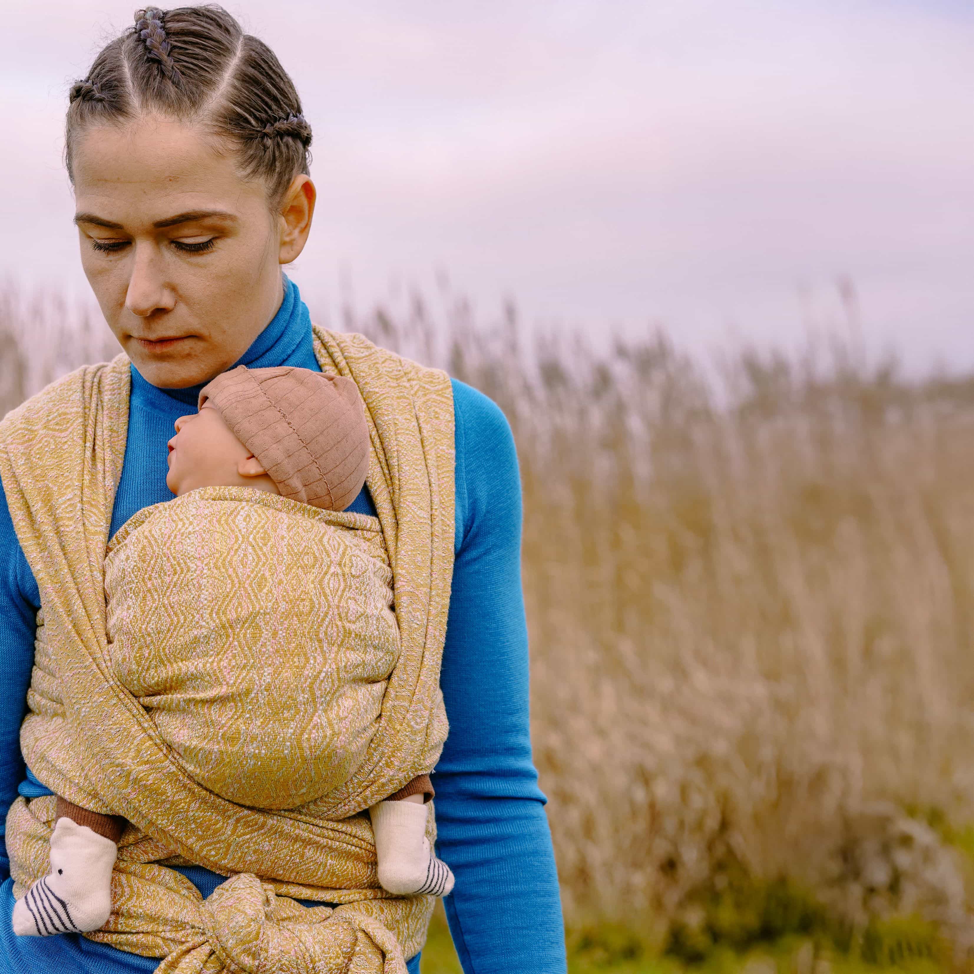 Baby Wrap Sling Hedwych Hearts Felice