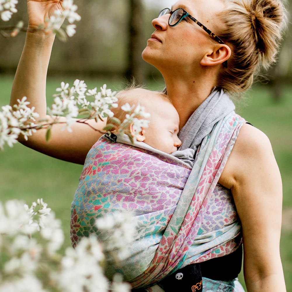 Babytragetuch Sommermosaik Babytragetuch Sommermosaik