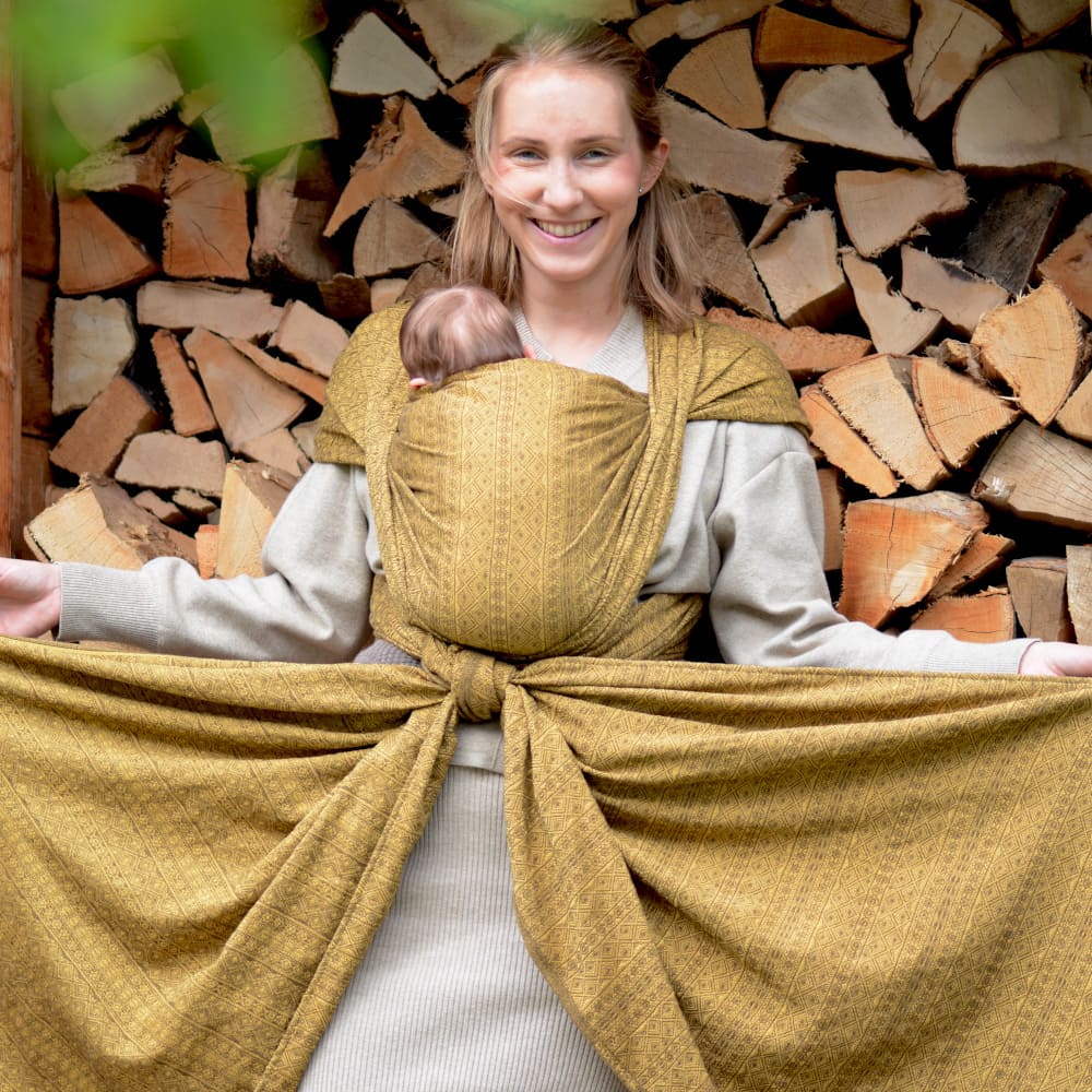 Baby Wrap Sling Prima Butternut Cashmere Baby Wrap Sling Prima Butternut Cashmere