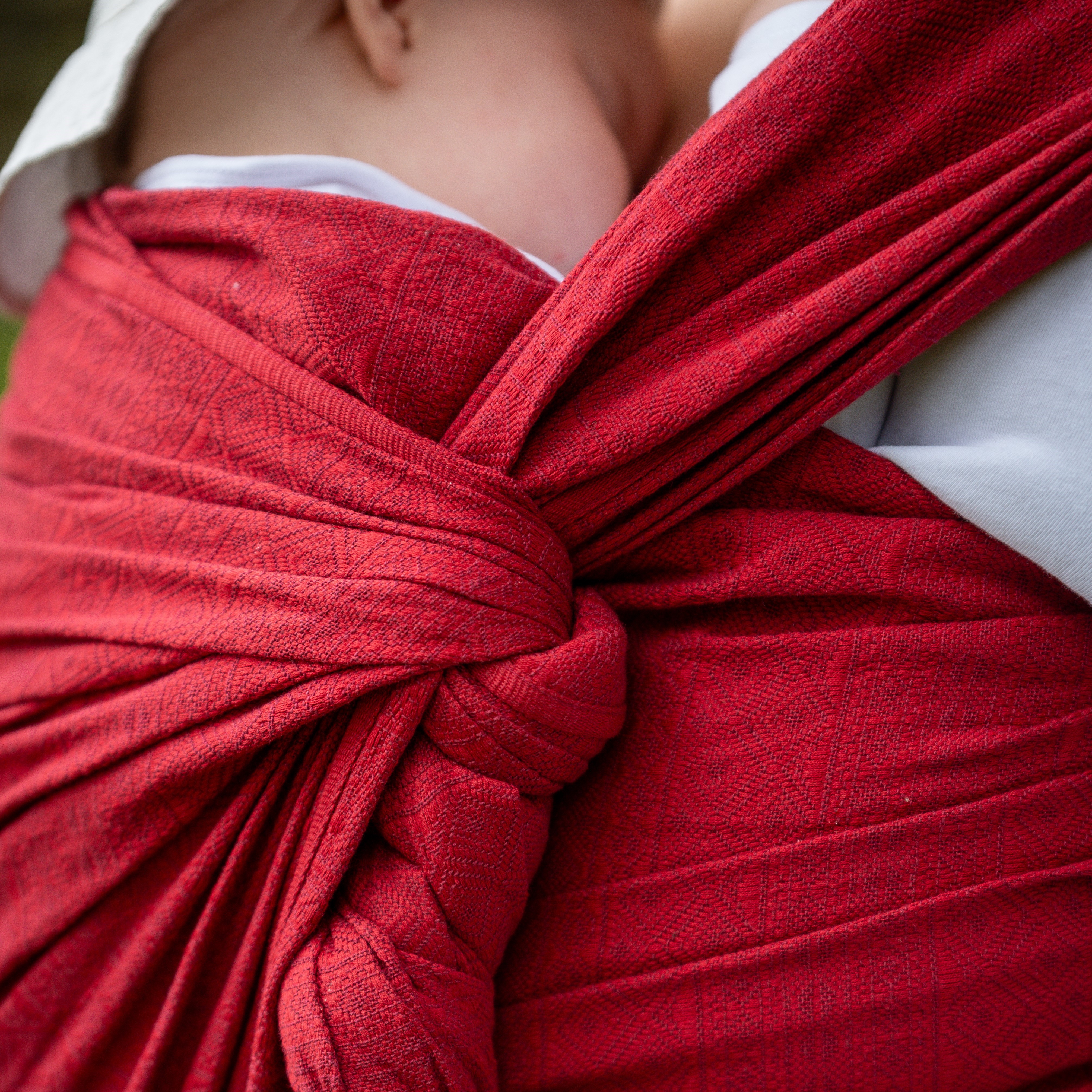 Baby Wrap Sling Prima Ruby Red - Baby Wrap Slings | DIDYMOS
