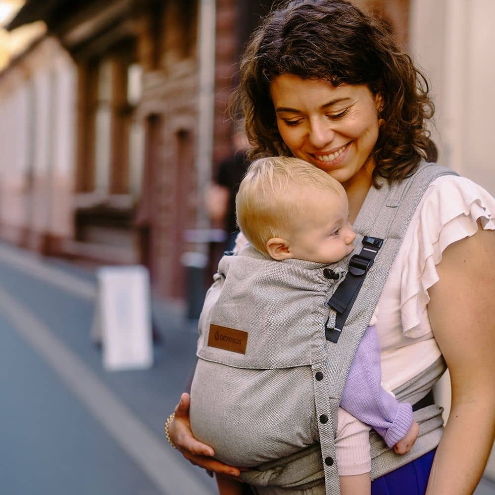 DidyFlow Babytrage Silber