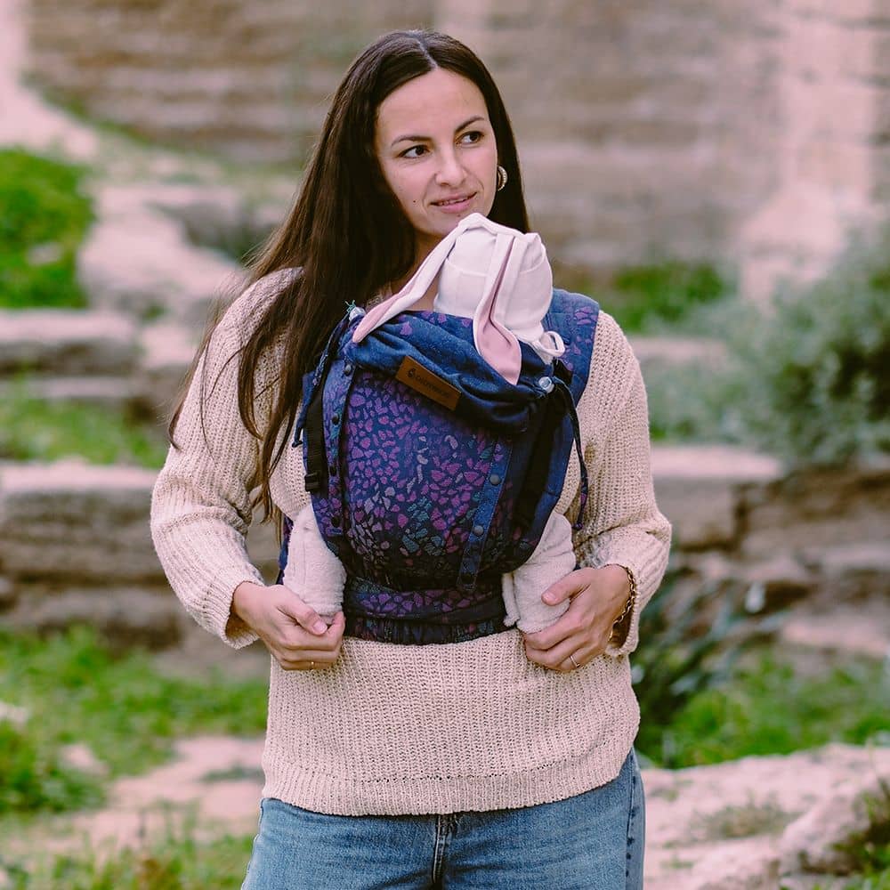 DidyFlow Babytrage Mosaik Sparks in the Dark