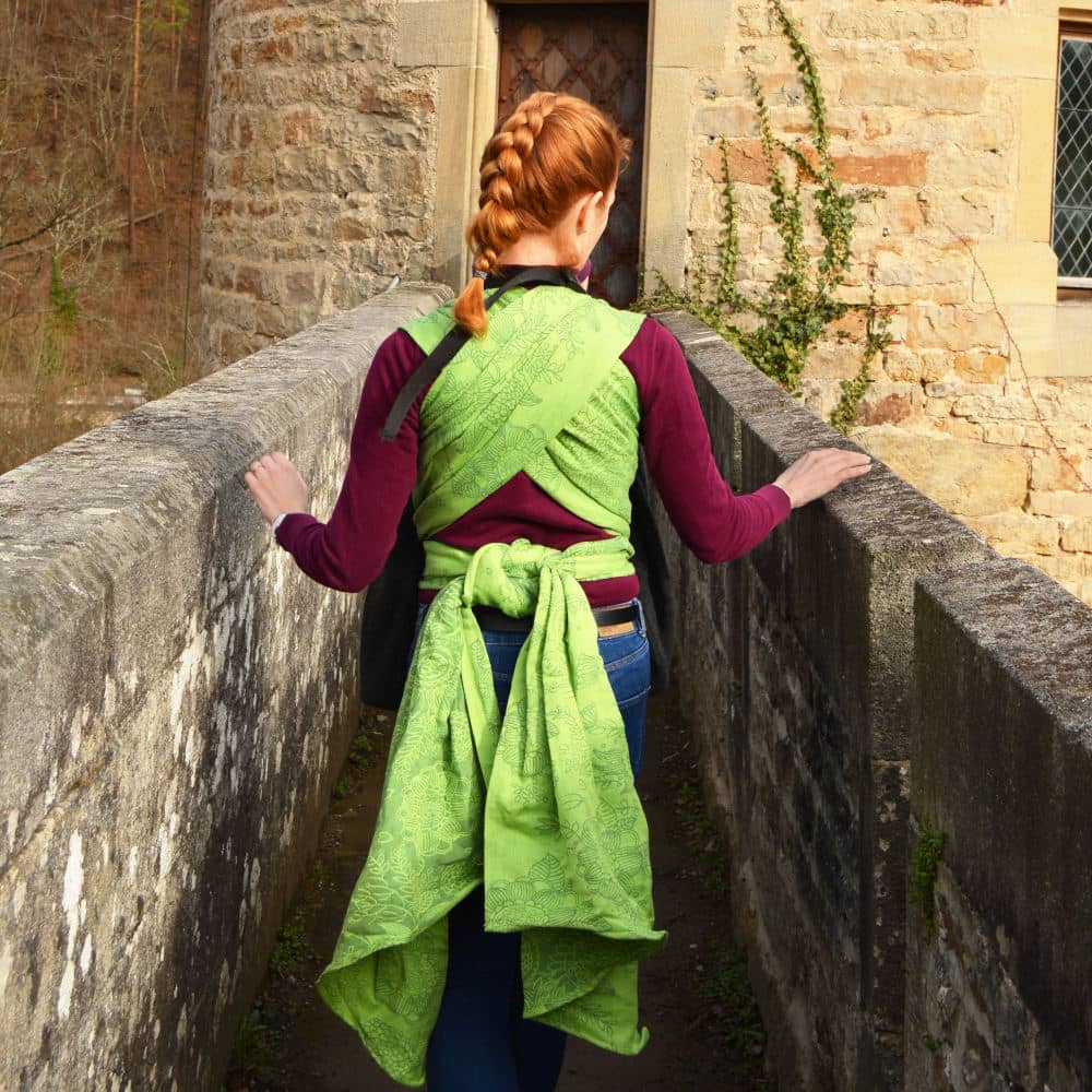 Baby Wrap Sling Magic Garden Midori Hemp Baby Wrap Sling Magic Garden Midori Hemp