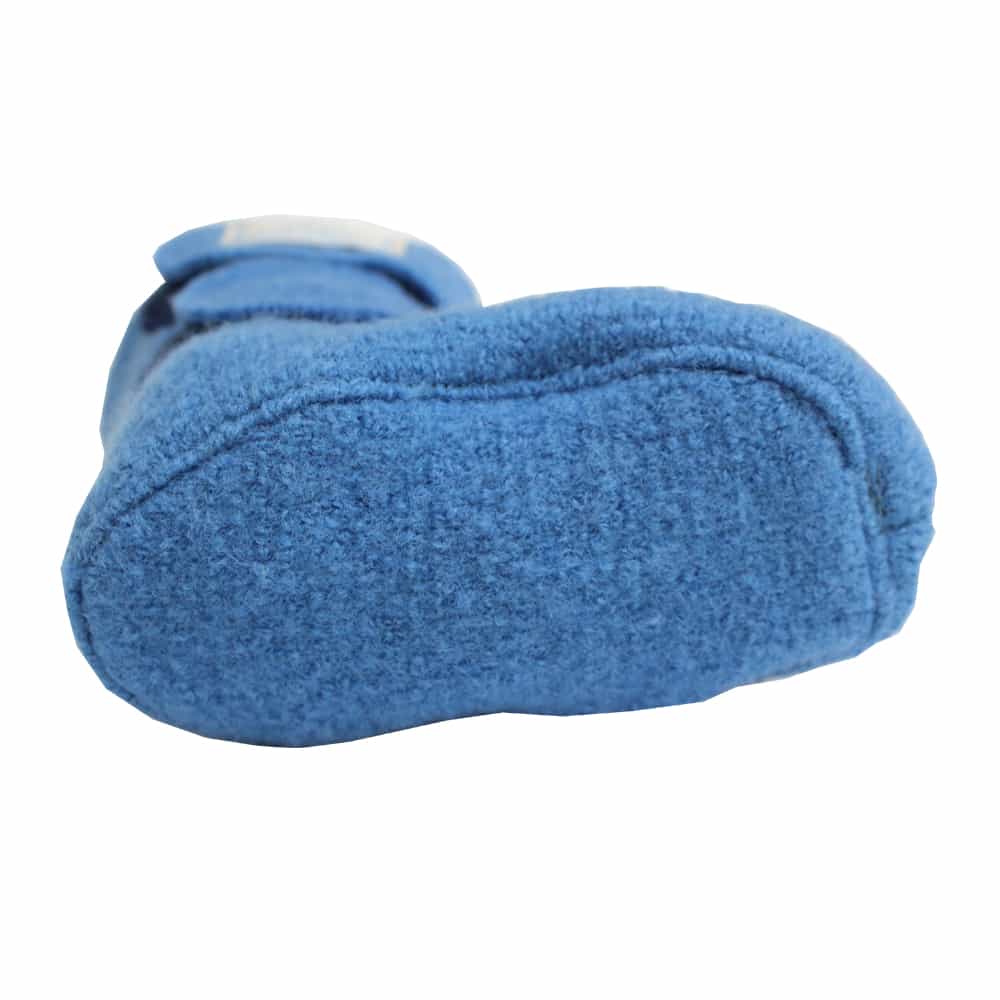 First shoes made of boiled wool, blue First shoes made of boiled wool, blue