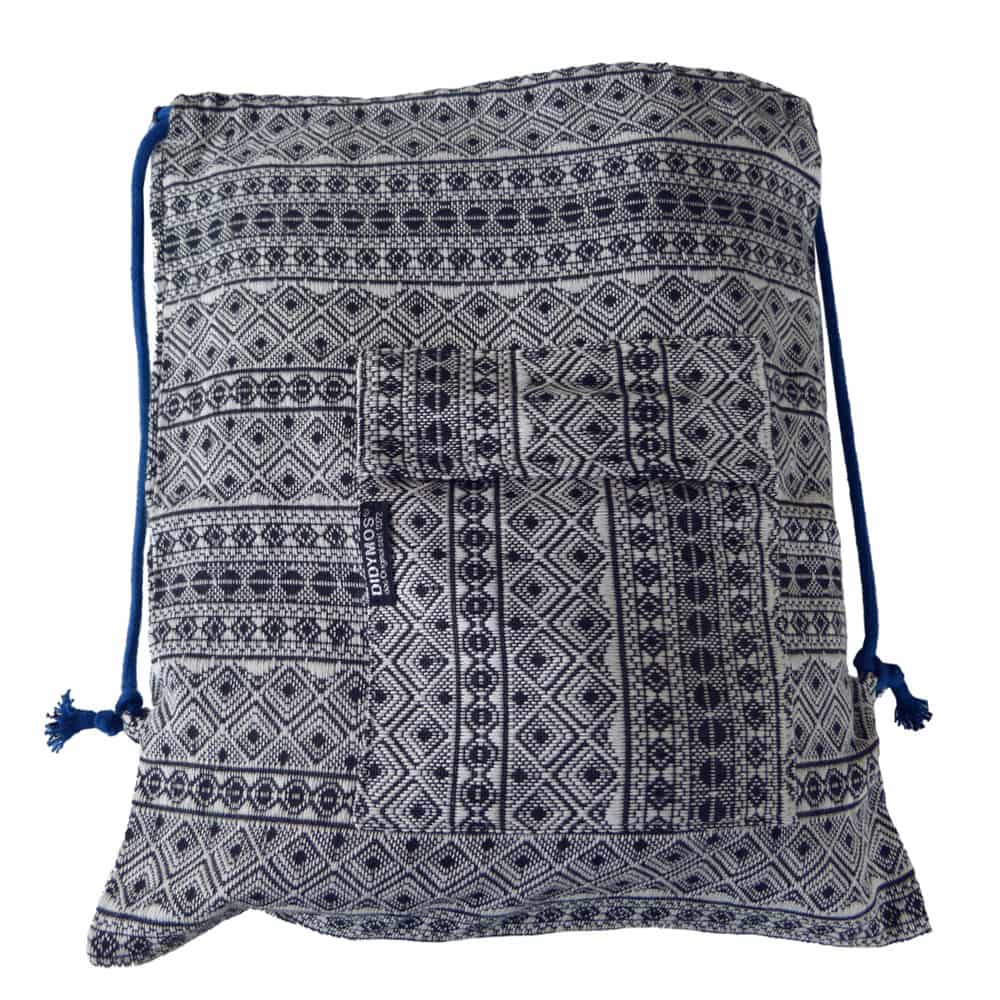 Backpack Prima Dark blue-white - Baby Wrap Slings | DIDYMOS Baby Carriers