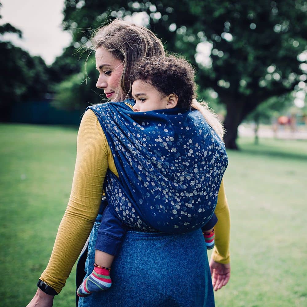 Baby Wrap Sling Sparkle gold Linen Baby Wrap Sling Sparkle gold Linen