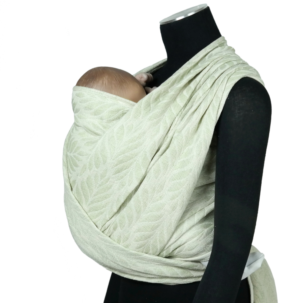 Baby Wrap Sling Trias Morning Green Linen Baby Wrap Sling Trias Morning Green Linen