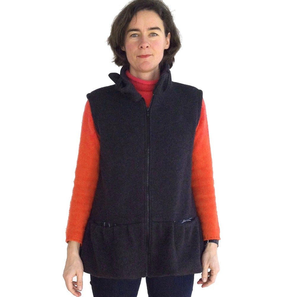 Parents Vest, Boiled Wool Parents Vest, Boiled Wool