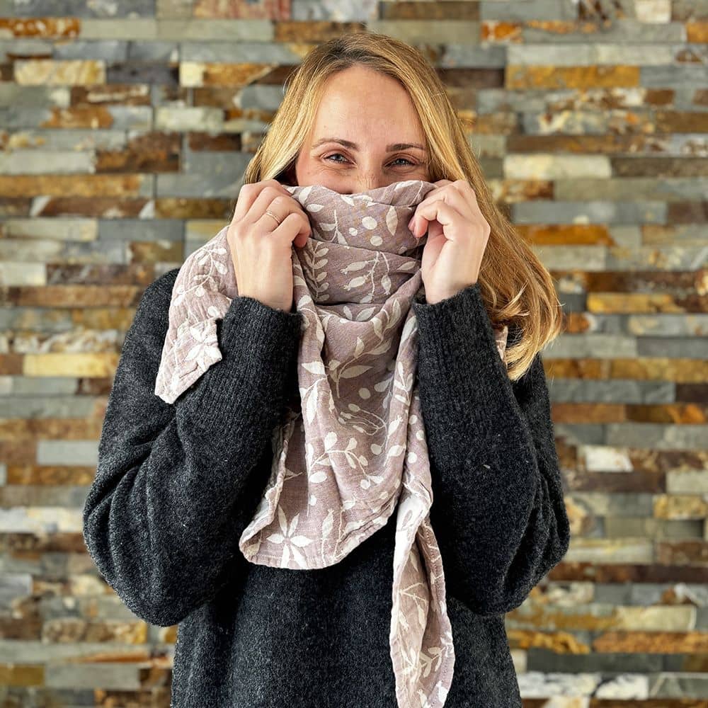 Musselin Flora Blush