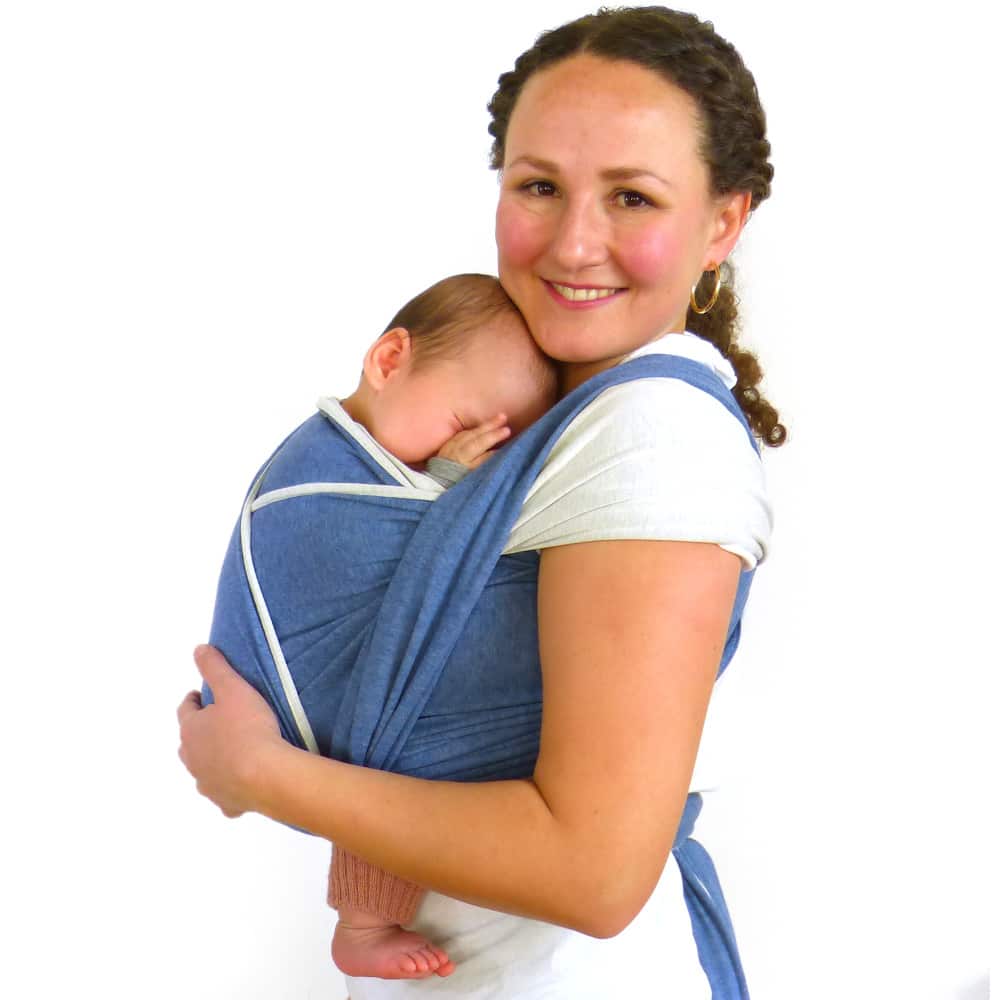 Baby Wrap Sling Jersey Doubleface Silk Jeans - Baby Wrap Slings