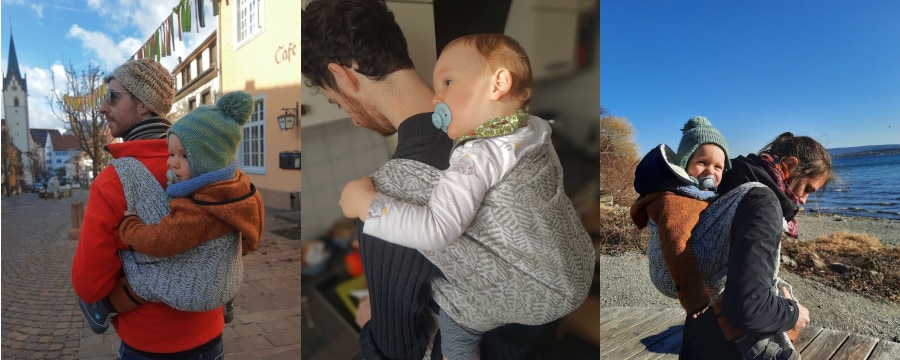 Eszter tested our Baby Wrap Lino Phythos
