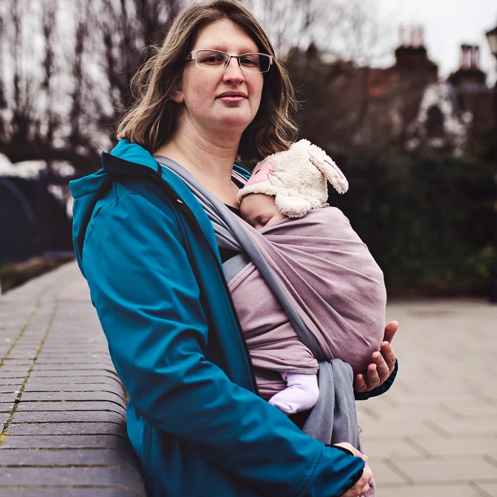 Baby Wrap Sling Doubleface Rosalinde Baby Wrap Sling Doubleface Rosalinde