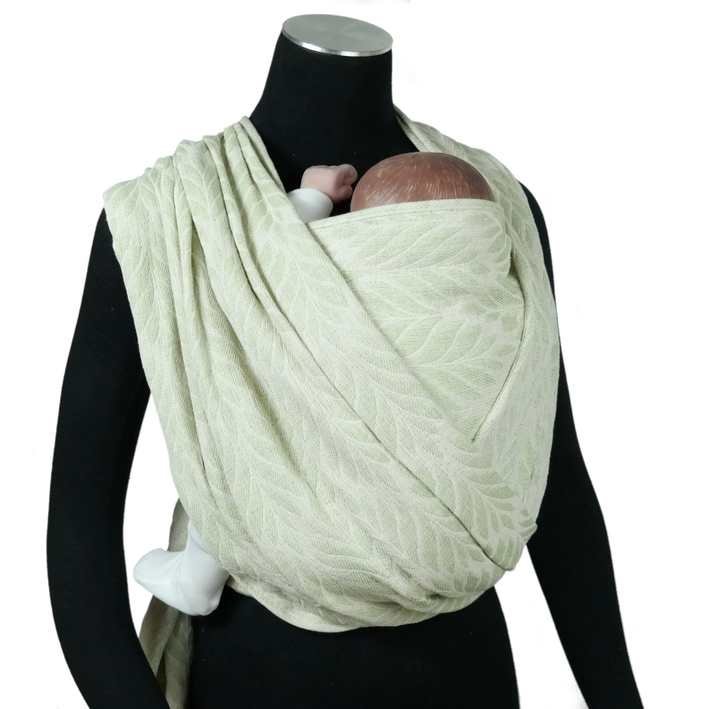 Baby Wrap Sling Trias Morning Green Linen Baby Wrap Sling Trias Morning Green Linen