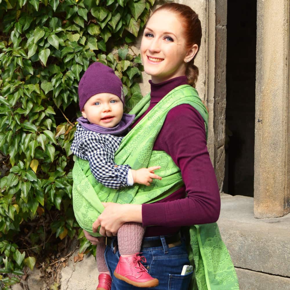 Baby Wrap Sling Magic Garden Midori Hemp Baby Wrap Sling Magic Garden Midori Hemp
