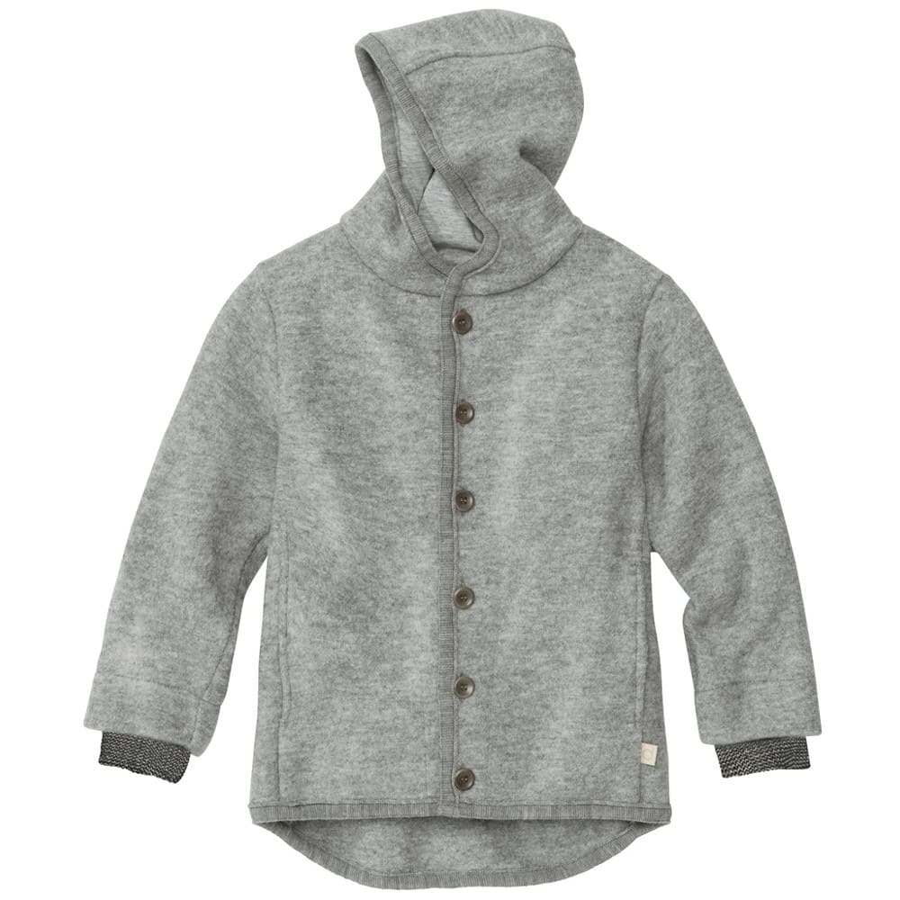 Hoodie Jacket, boiled wool grey Hoodie Jacket, boiled wool grey