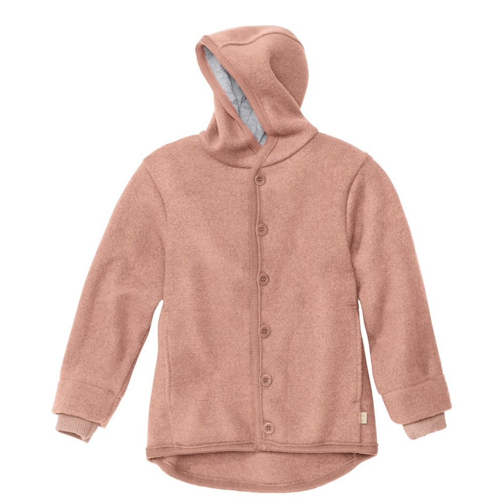Kapuzenjacke Wollwalk rosé Kapuzenjacke Wollwalk rosé