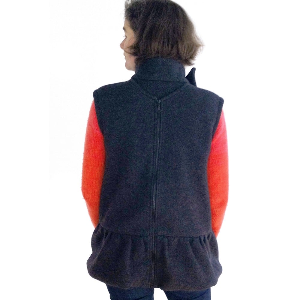 Parents Vest, Boiled Wool Parents Vest, Boiled Wool