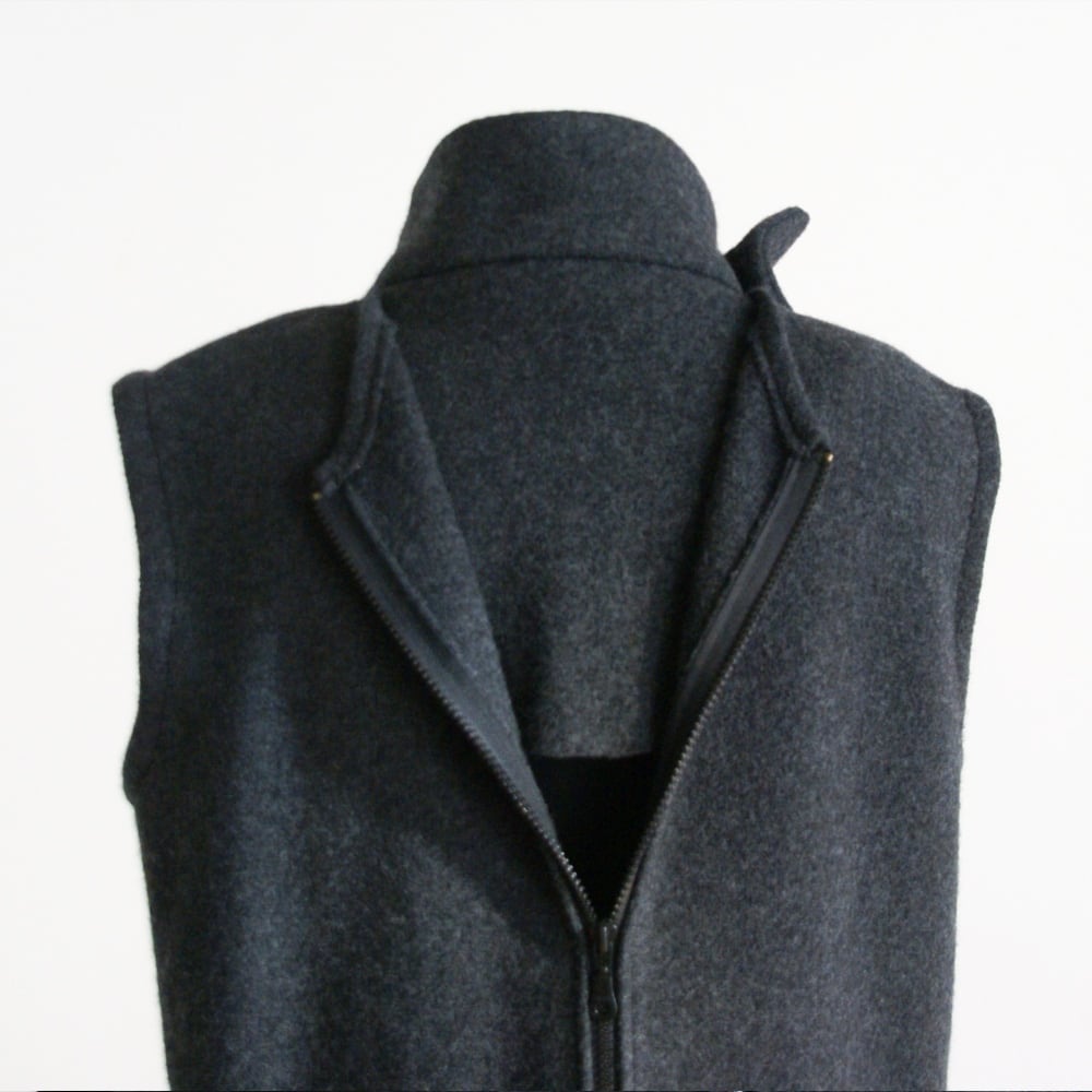 Parents Vest, Boiled Wool Parents Vest, Boiled Wool