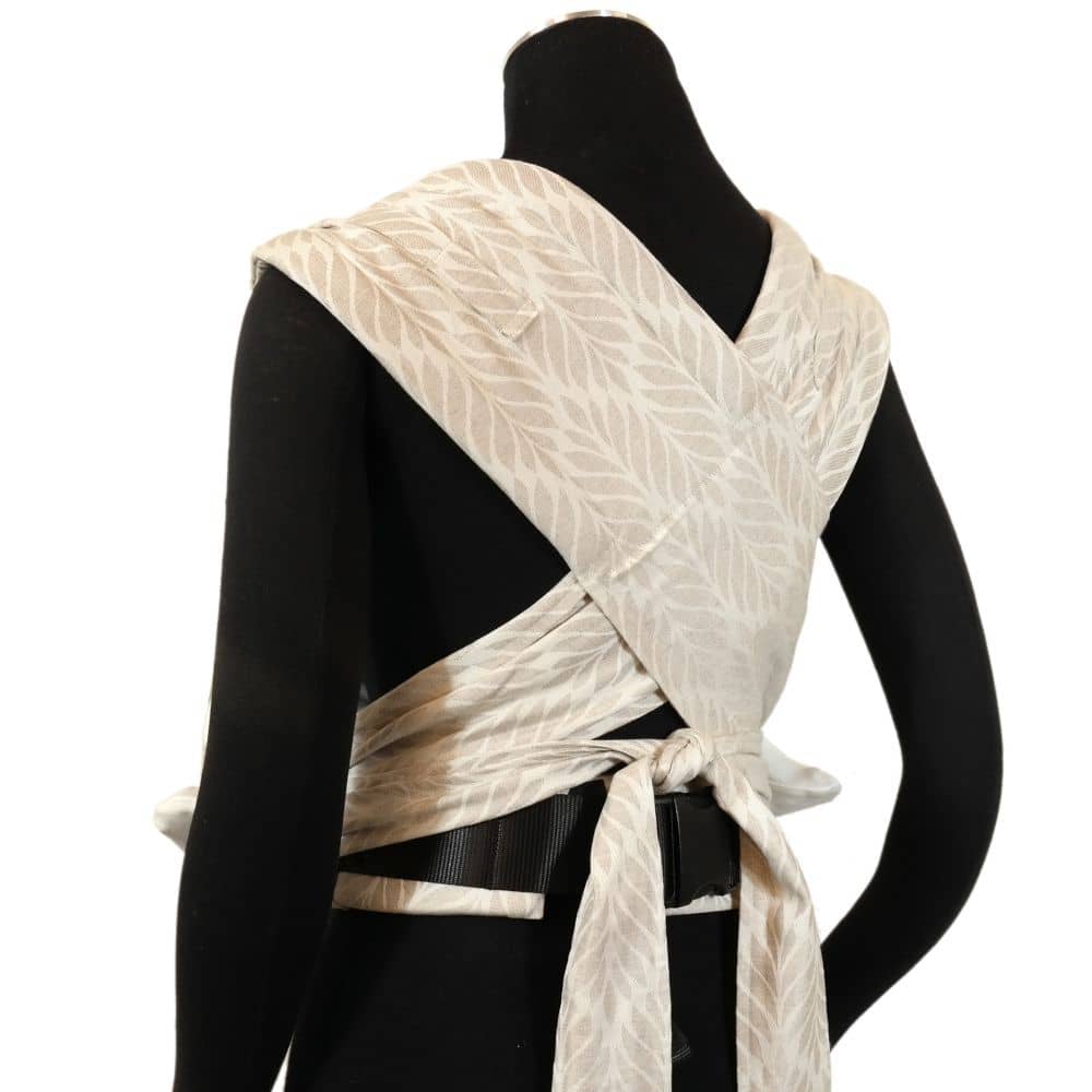 DidyFlow Babytrage Trias Creme Leinen