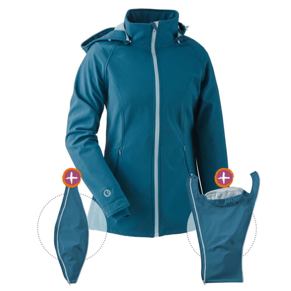 Softshell Carrying Jacket, Teal Softshell Carrying Jacket, Teal
