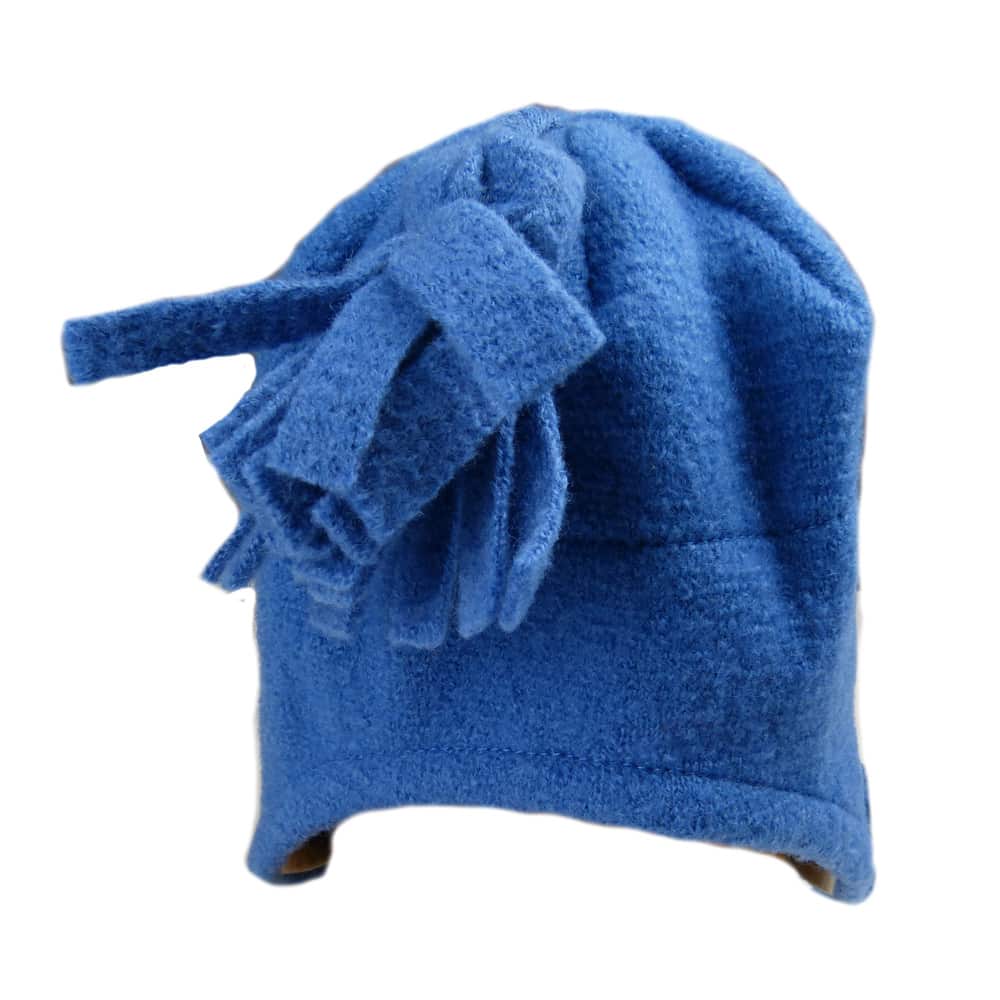 Boiled Wool Hat Blue Boiled Wool Hat Blue