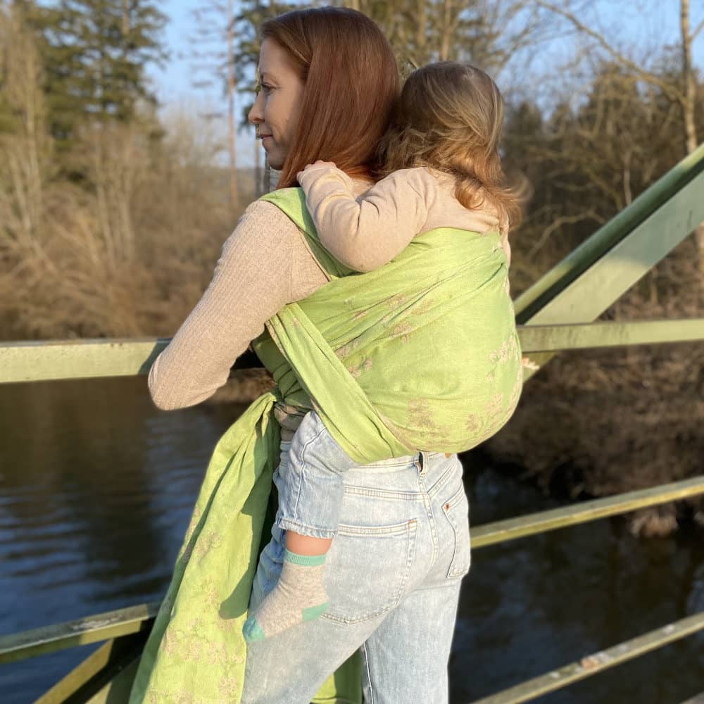 Baby Wrap Sling Cherry Blossom Yoshino Hemp Baby Wrap Sling Cherry Blossom Yoshino Hemp